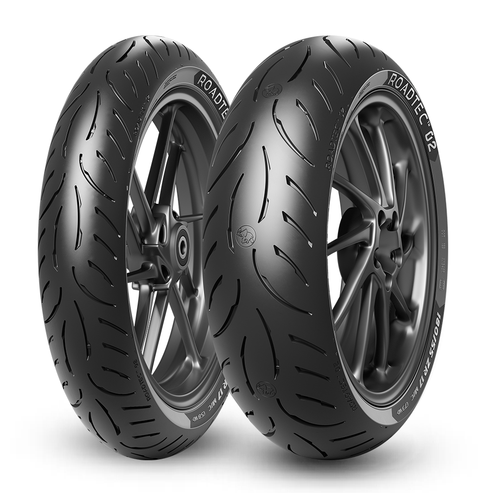 Metzeler Roadtec 02 Front Tyre 120/70ZR-17 58W Tubeless - EasyR