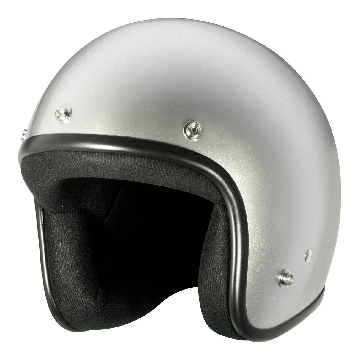 M2R 225 Gloss Silver Helmet - EasyR