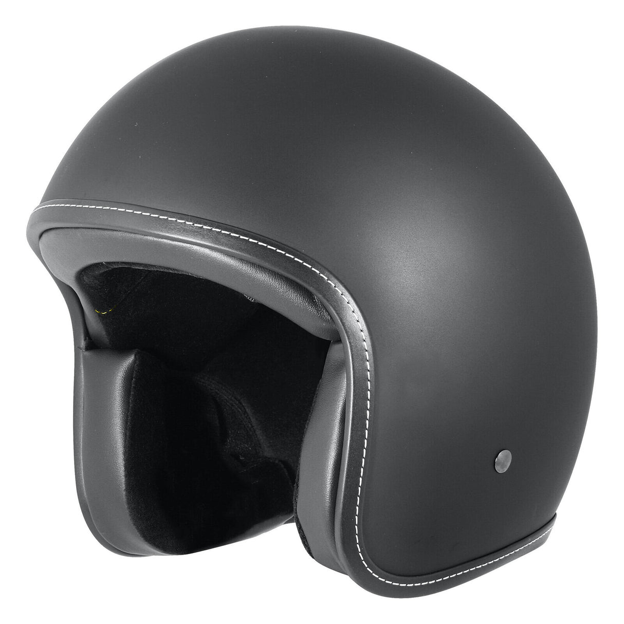 M2R 225 Vice Matte Black Helmet w/No Studs - EasyR