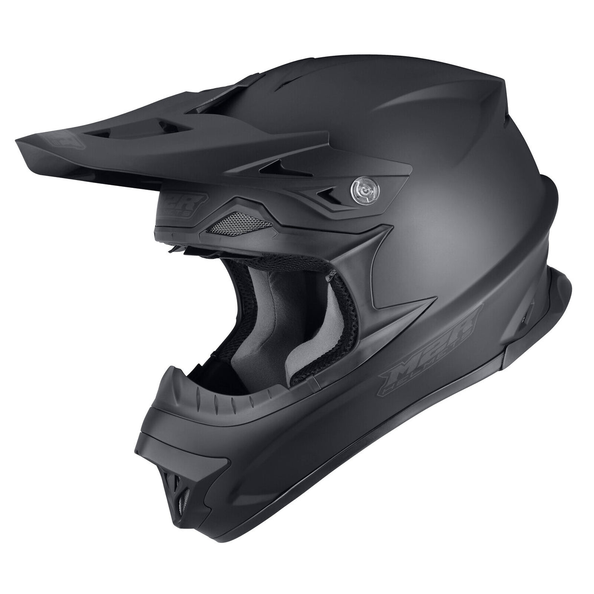 M2R EXO Semi-Flat Matte Black Helmet - EasyR