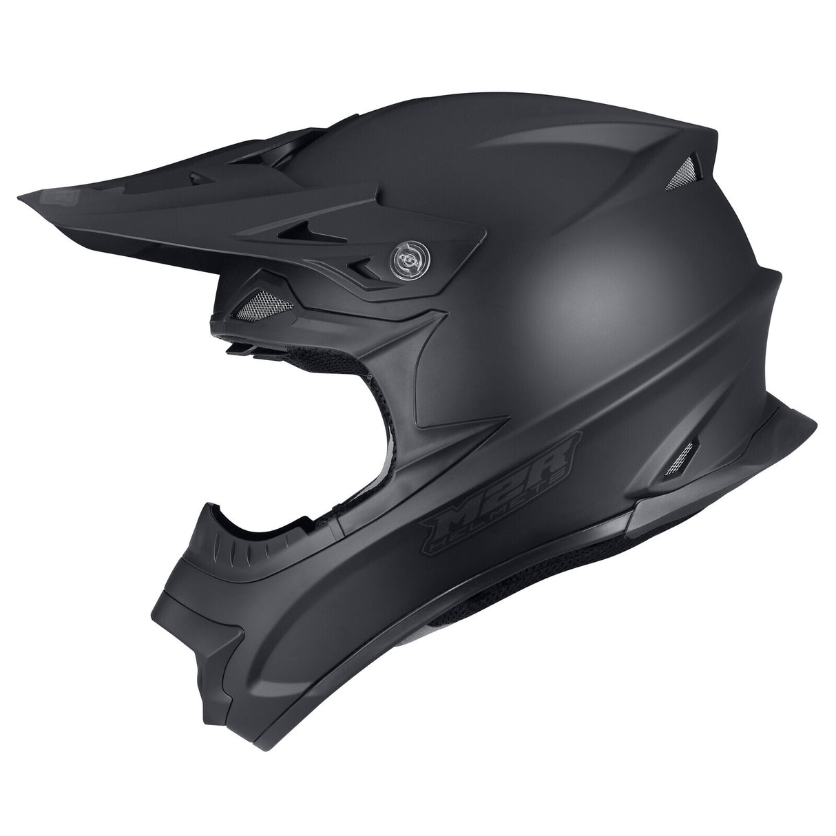 M2R EXO Semi-Flat Matte Black Helmet - EasyR