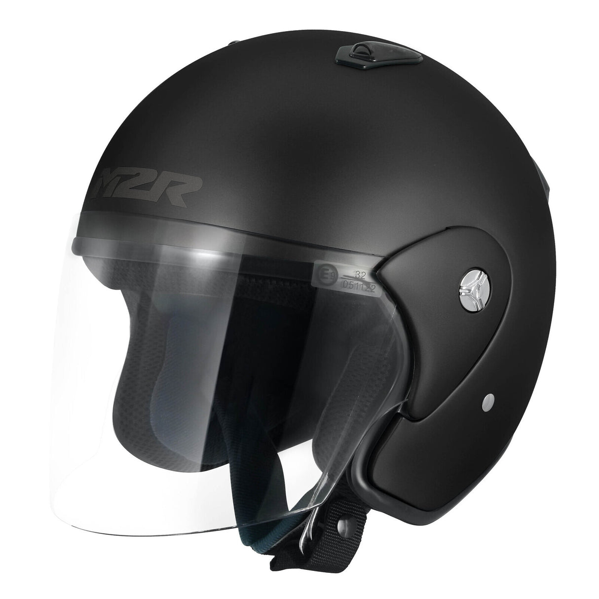 M2R 290 Semi-Flat Black Helmet - EasyR