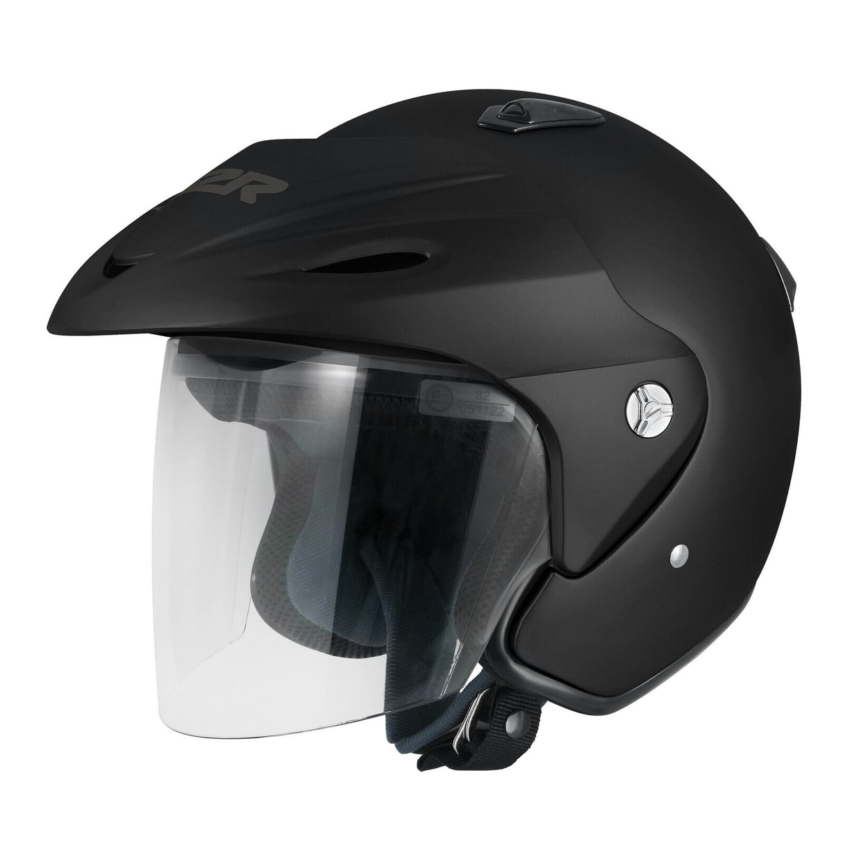 M2R 290 Semi-Flat Black Helmet - EasyR