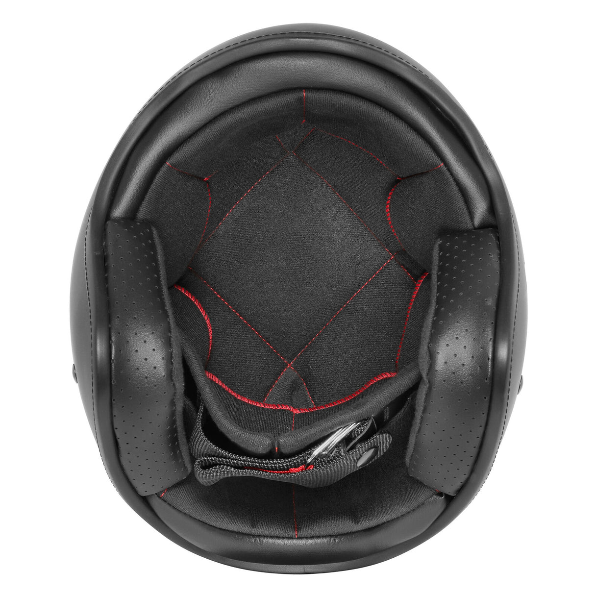 DriRider Base Bones Matte Black Helmet w/No Studs - EasyR