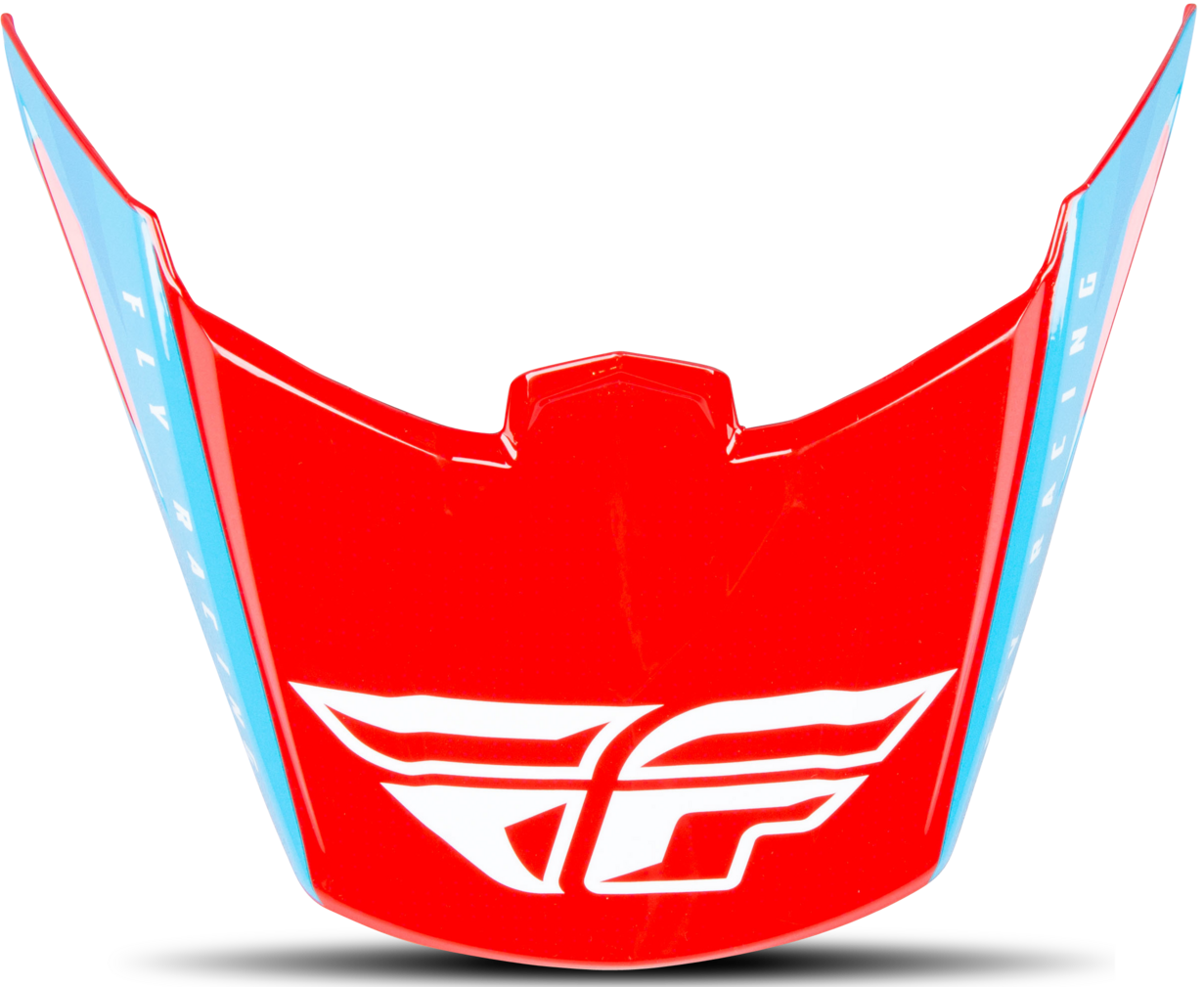 FLY Replacement Straight Peak for Kinetic Helmet Edge Red/White/Blue