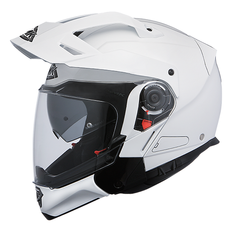 SMK Hybrid Evo White GL100 Helmet - EasyR