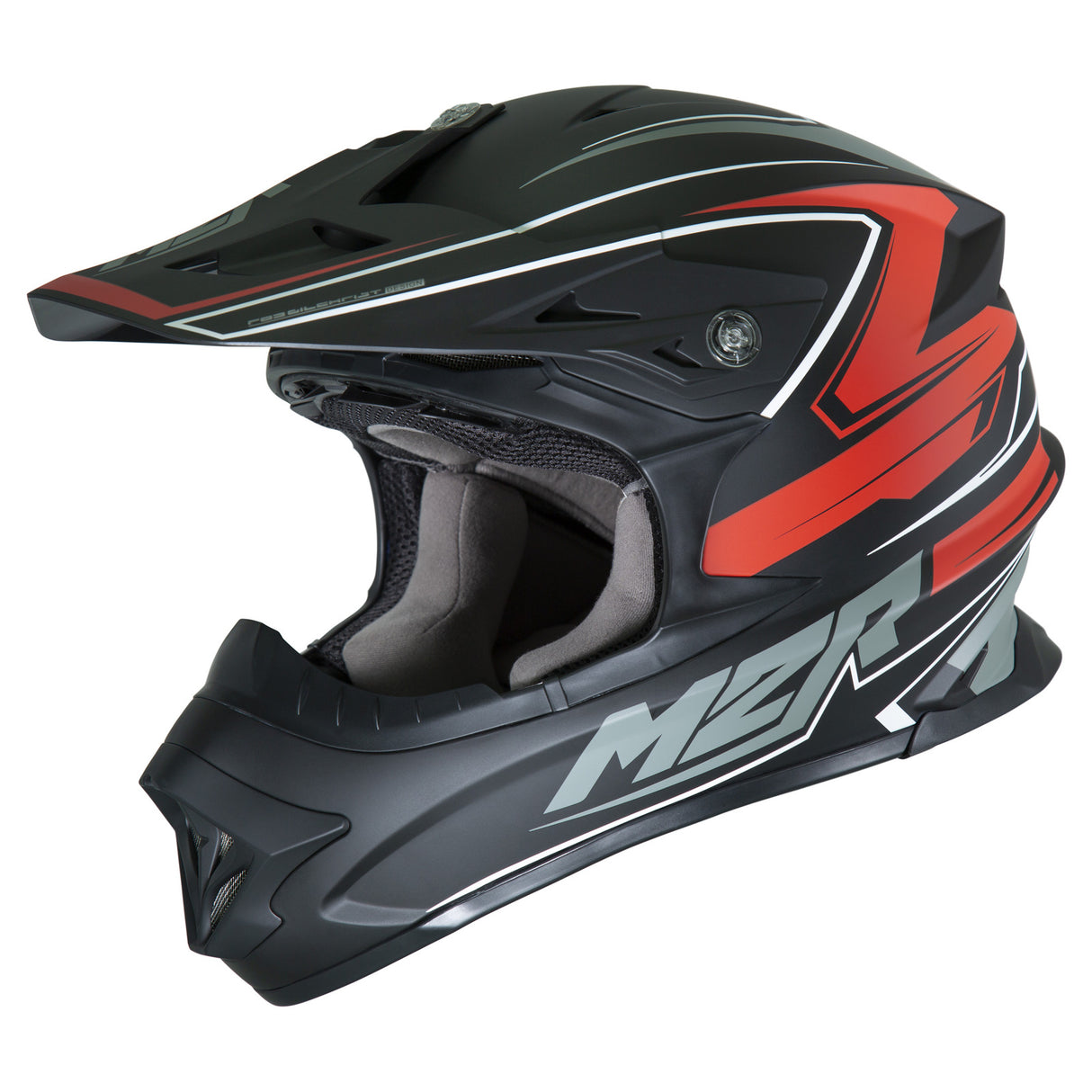 M2R EXO Rush PC-1F Matte Red Helmet - EasyR