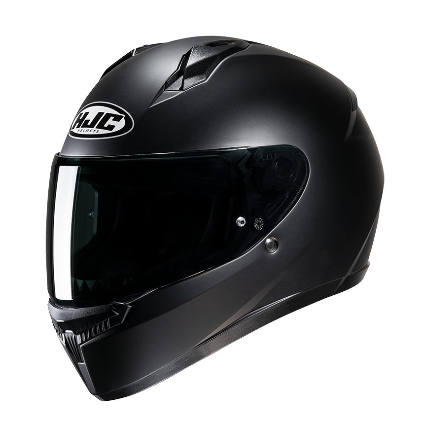 HJC C10 Semi Flat Black Helmet - EasyR