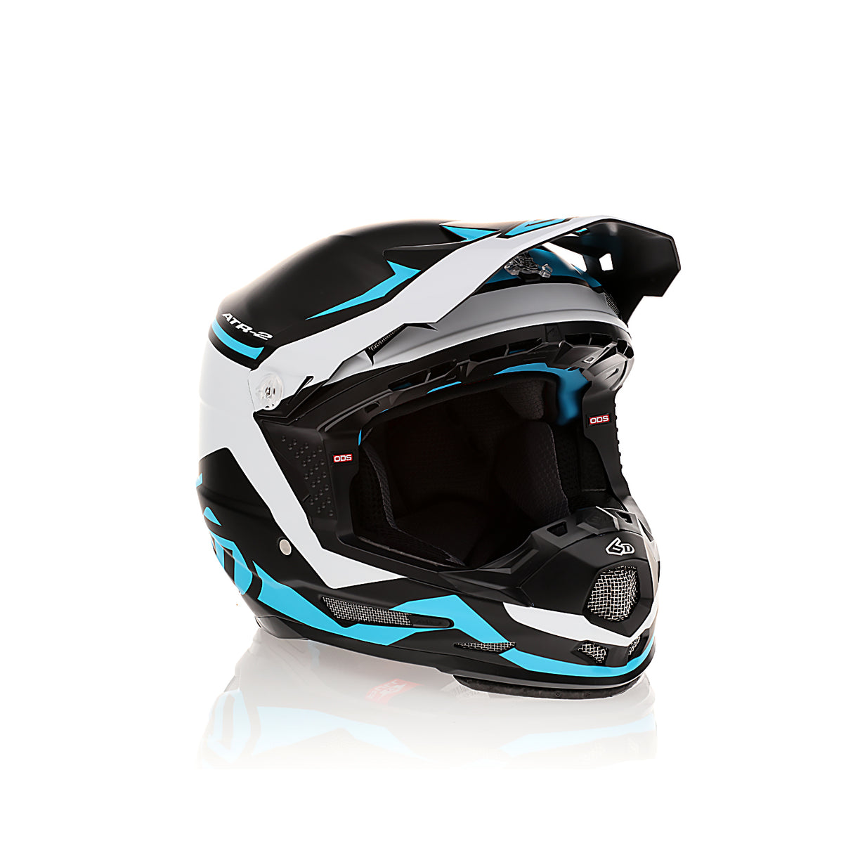 6D ATR-2Y Drive Neon Cyan Youth Helmet - EasyR