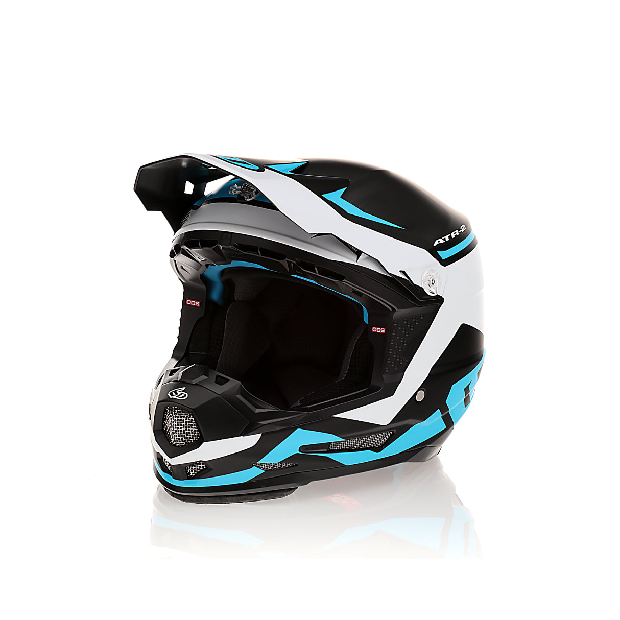 6D ATR-2Y Drive Neon Cyan Youth Helmet - EasyR