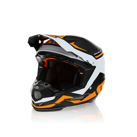 6D ATR-2Y Drive Neon Orange Youth Helmet - EasyR