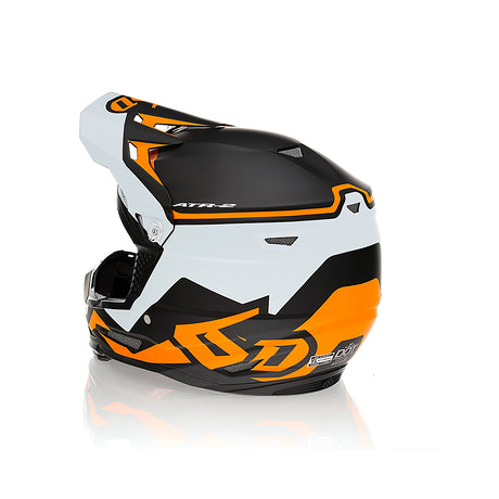 6D ATR-2Y Drive Neon Orange Youth Helmet - EasyR