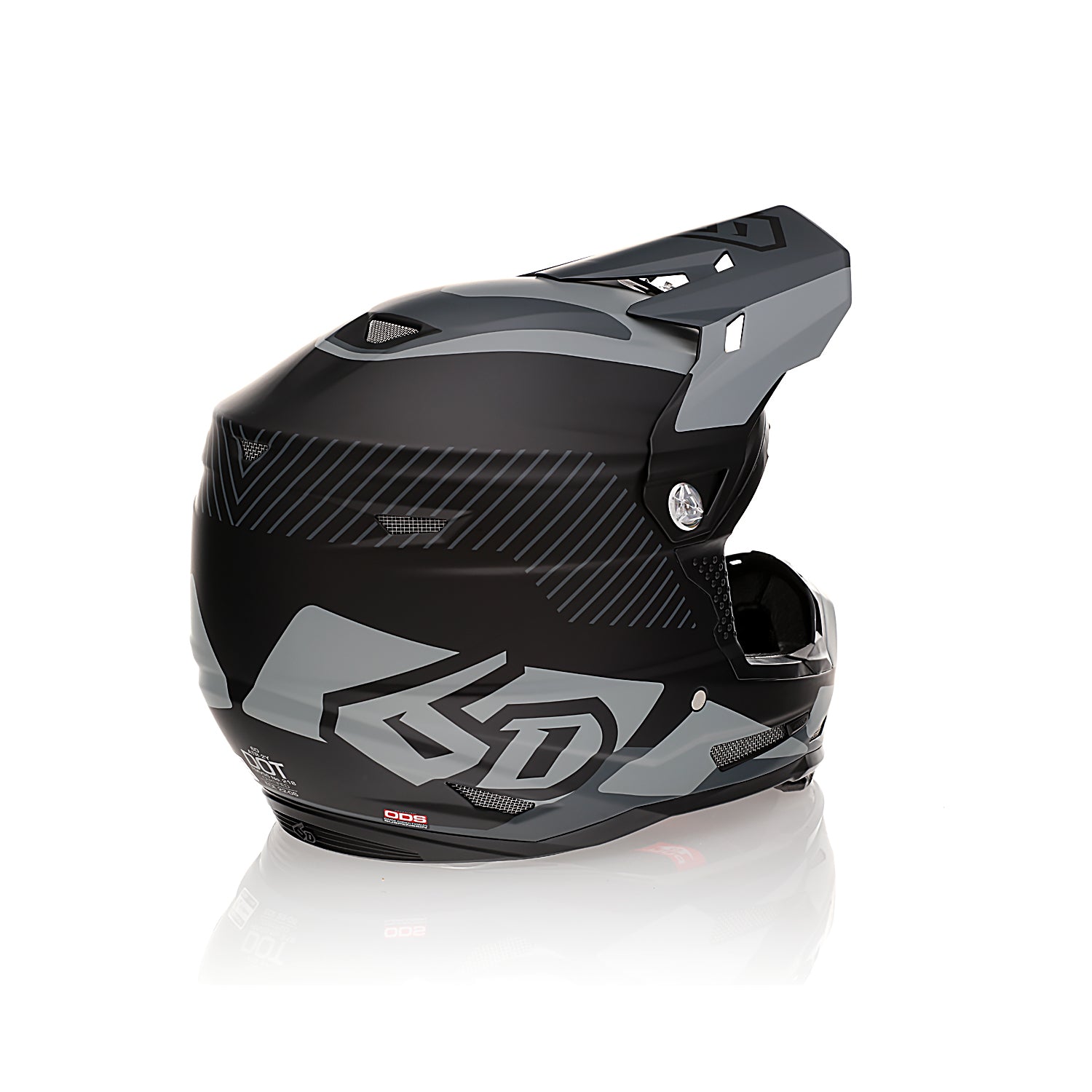 6D ATR-2Y Fusion Black Youth Helmet - EasyR
