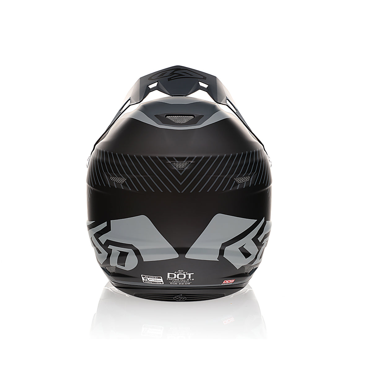 6D ATR-2Y Fusion Black Youth Helmet - EasyR