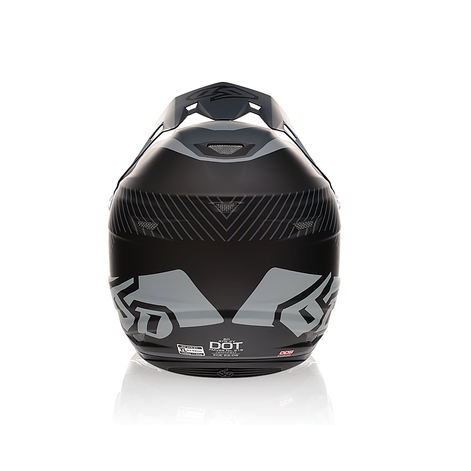 6D ATR-2Y Fusion Black Youth Helmet - EasyR