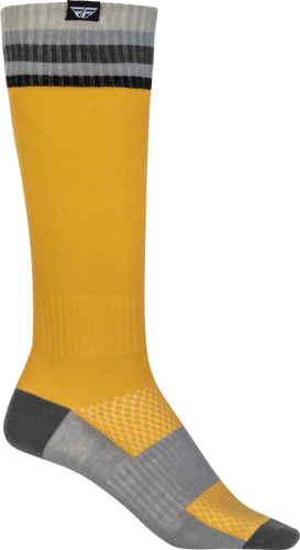 FLY MX Thin Yellow Youth Socks