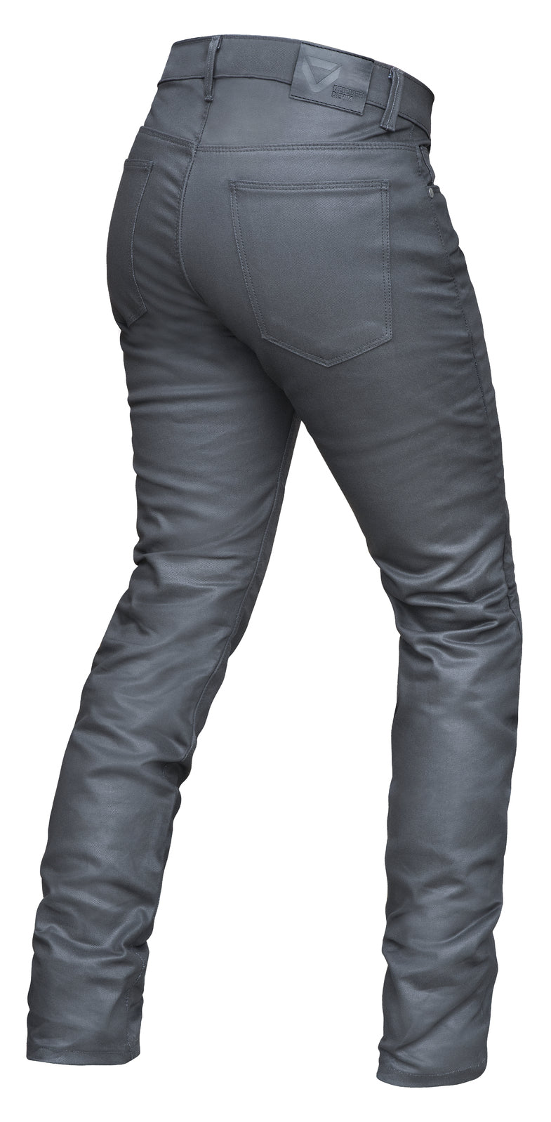 DriRider Xena Over-The-Boot Black Straight Short Legs Womens Protective Jeans