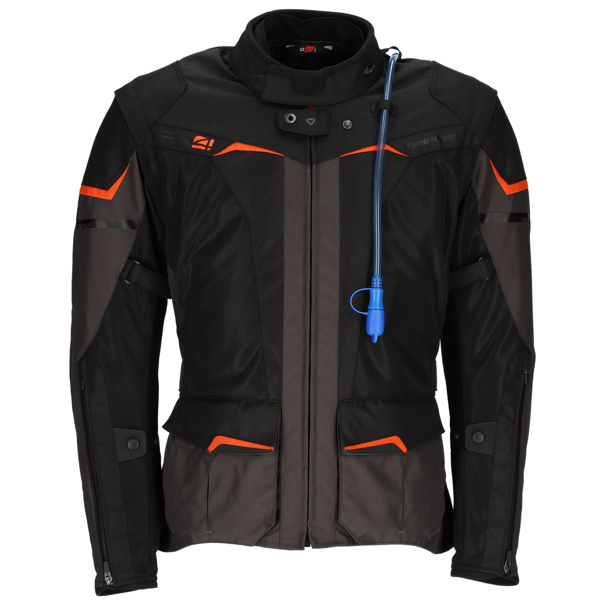 DriRider RX4 Black/Grey/Orange Textile Jacket – EasyR