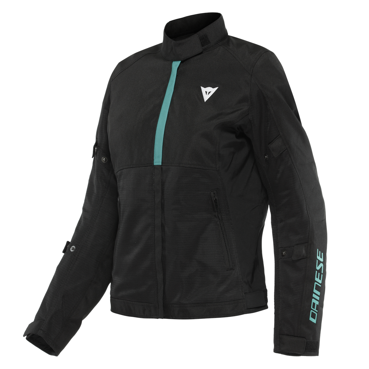 Dainese Risoluta Air Lady Black/Aqua Green Textile Womens Jacket