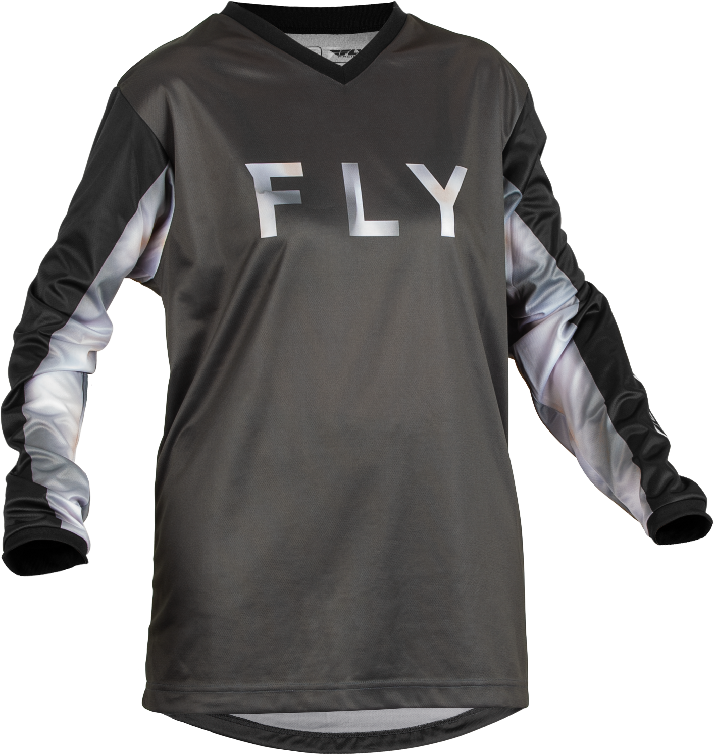 FLY 2023 F-16 Black/Grey Womens Jersey