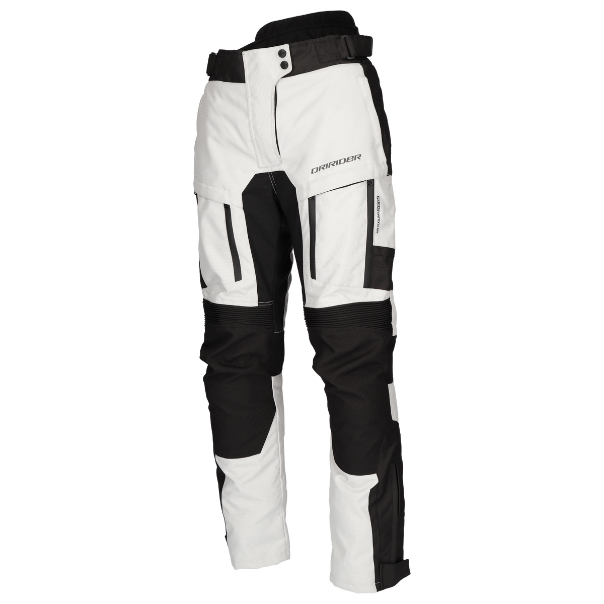 【NEXTRAVELAR TOOLS】RIDERS DOWN PANTS XL DriRider Explorer Light Grey/Black Textile Pants – EasyR