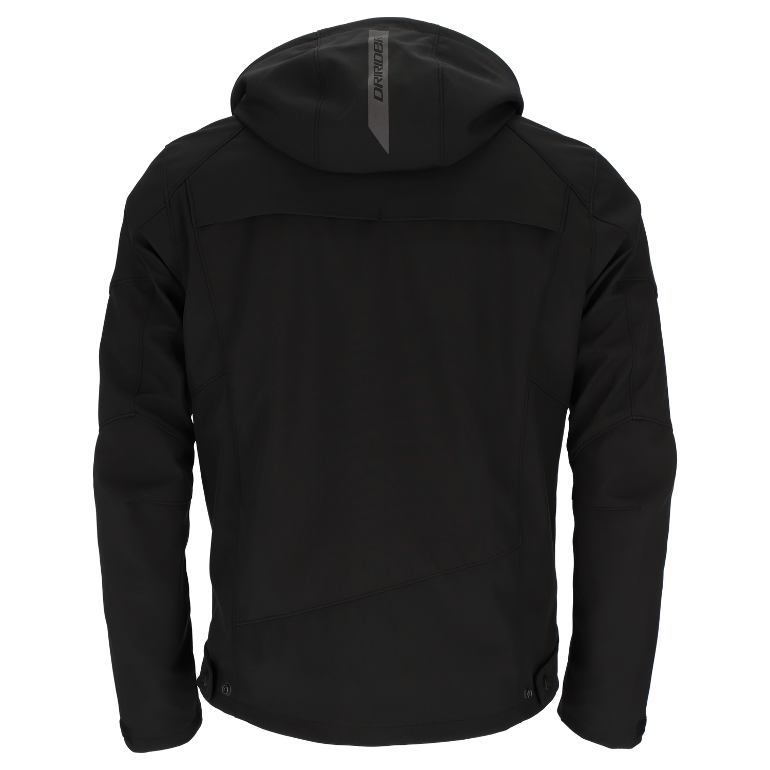 DriRider Blvd WP Soft Shell Black Textile Hoodie Jacket