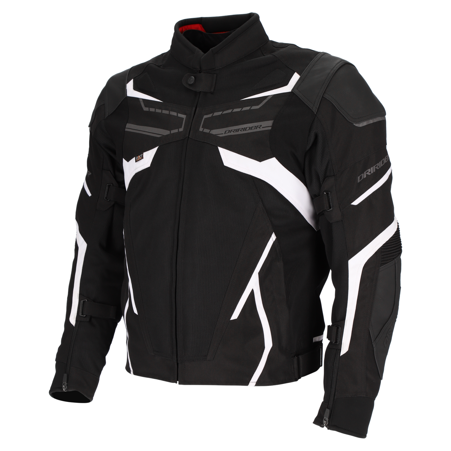DriRider Climate Exo 4 Black/White Textile Jacket