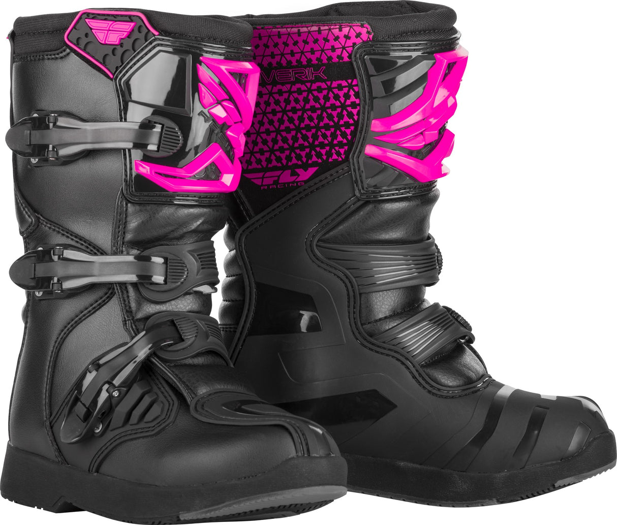 FLY Maverik Pink/Black Youth Boots