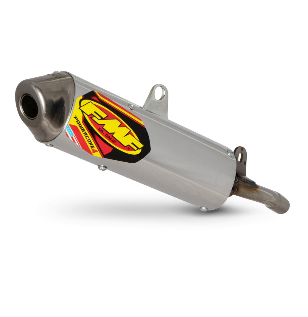 FMF Racing Powercore 4 Aluminum Slip-On Muffler w/Stainless End Cap for Honda CRF50F 04-24/XR50R 00-03