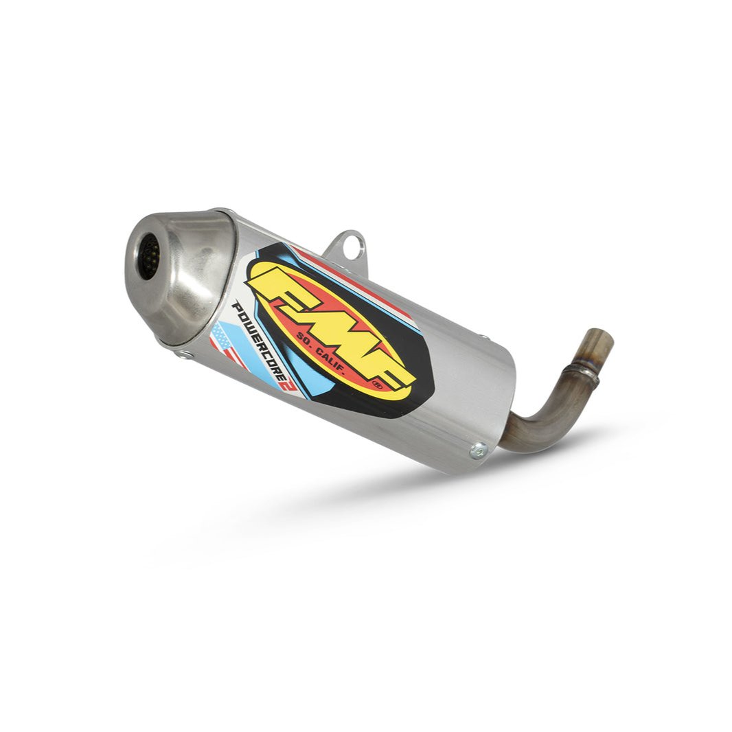 FMF Racing Powercore 2 Aluminum Muffler w/Stainless End Cap for Yamaha PW50 83-09 & 13-24
