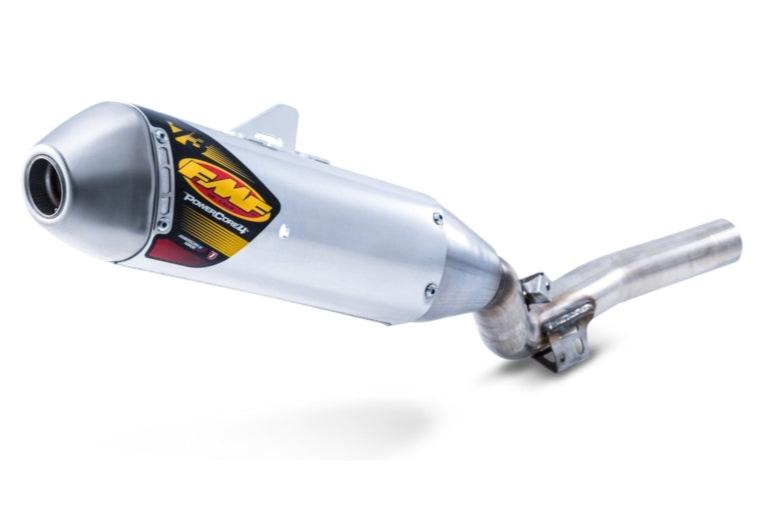 FMF Racing Powercore 4 Hex Aluminum Slip-On Muffler w/Stainless End Cap for Yamaha YZ450F 14-17/YZ450FX/WR450F 16-18