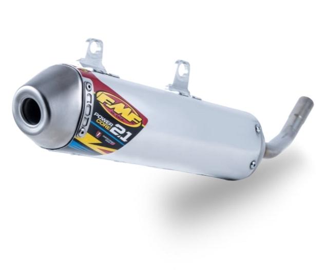 FMF Racing Powercore 2.1 Aluminum Muffler w/Stainless End Cap for Yamaha YZ250 02-24
