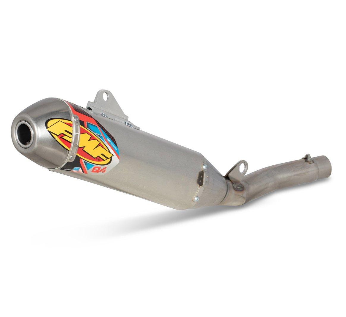 FMF Racing Q4 Hex Aluminum Slip-On Muffler w/Stainless End Cap for Beta 350RR/390RR/430RR/480RR 20-25
