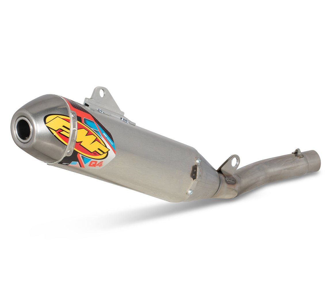 FMF Racing Q4 Aluminum Slip-On Muffler w/Stainless End Cap & Spark Arrestor for Suzuki DR650SE 97-22
