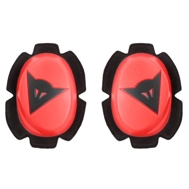 Dainese Pista Knee Slider Kit Fluro-Red/Black