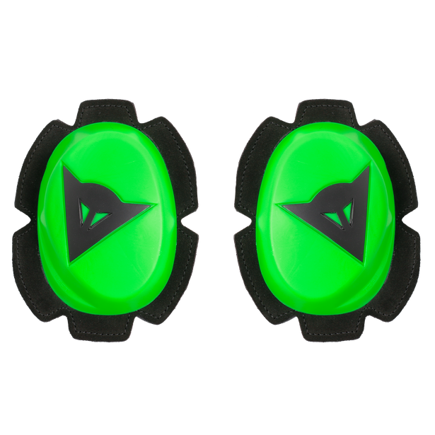 Dainese Pista Knee Slider Kit Fluro-Green/Black