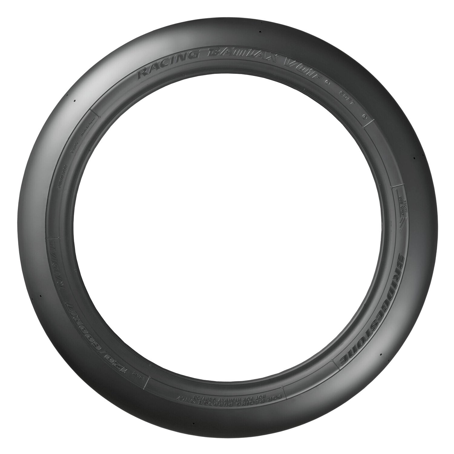 Bridgestone Racing Battlax V01 Soft Radial Front Tyre 120/600 R-17 Tubeless - EasyR