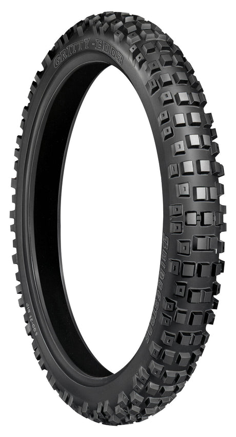 Bridgestone Gritty ED03 Front Tyre 80/100-21 M/C 51P Tube Type - EasyR