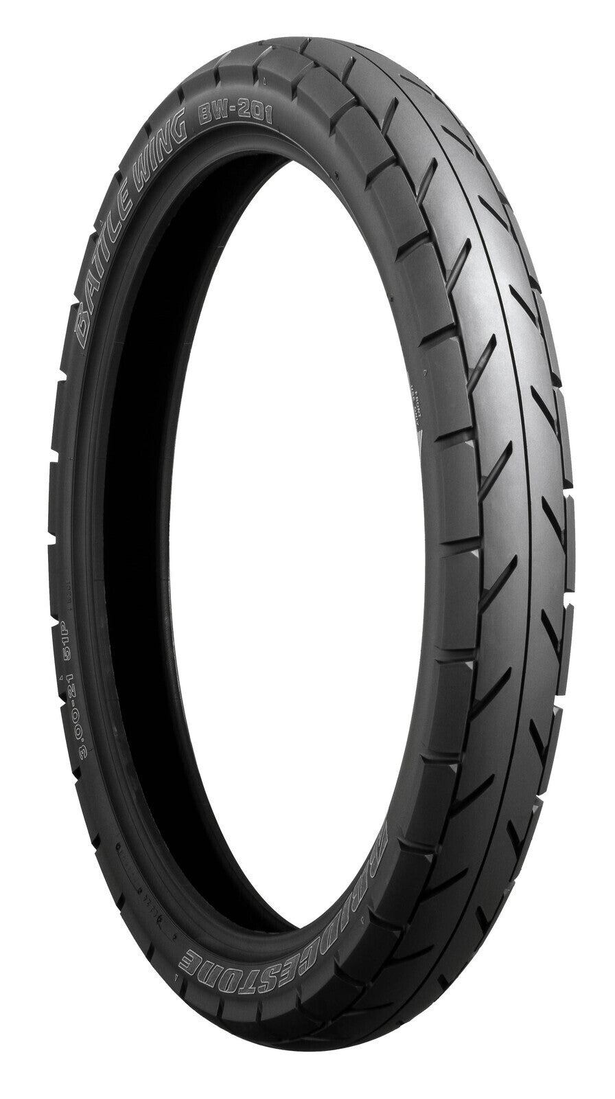 Bridgestone Battle Wing BW-201 Motard Bias Front Tyre 300-21 51P Tube Type - EasyR