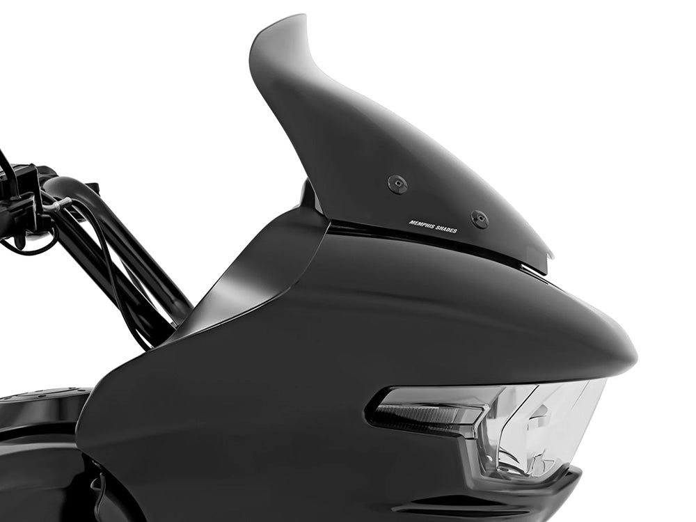 Memphis Shades MEM-MEP88410 6" Spoiler Windshield Dark Smoke for Harley-Davidson CVO Road Glide 23-Up/Road Glide 24-Up Models