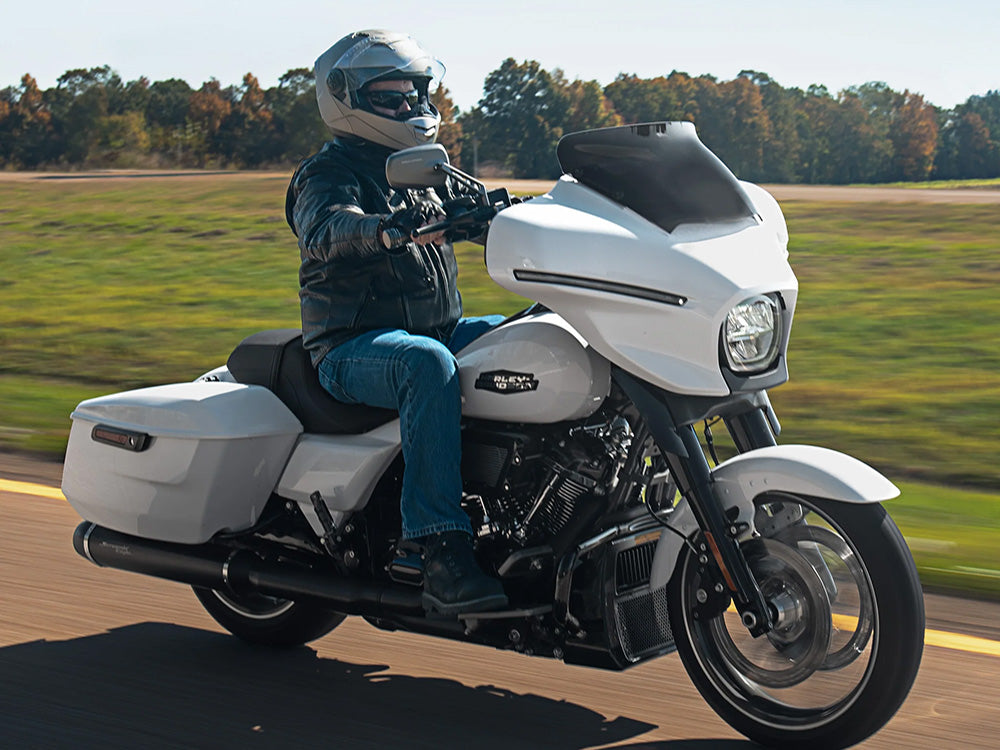 Memphis Shades MEM-MEP88610 2" Spoiler Windshield Dark Smoke for Harley-Davidson CVO Street Glide 23-Up/Street Glide 24-Up Models