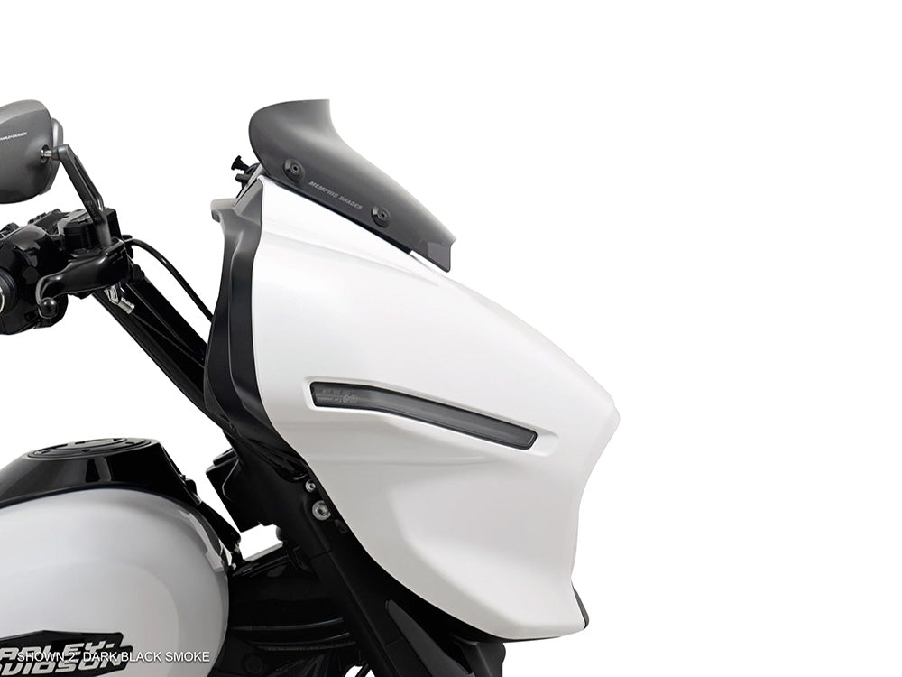 Memphis Shades MEM-MEP88610 2" Spoiler Windshield Dark Smoke for Harley-Davidson CVO Street Glide 23-Up/Street Glide 24-Up Models