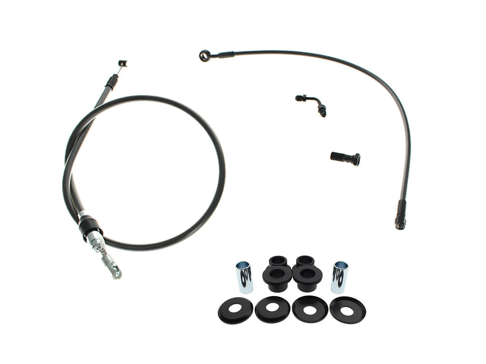 Magnum Shielding MS-KIT-FXLRS-65-BP Black Pearl Cable Kit for 6.5" Risers on Harley-Davidson Low Rider S/Low Rider ST 25-Up
