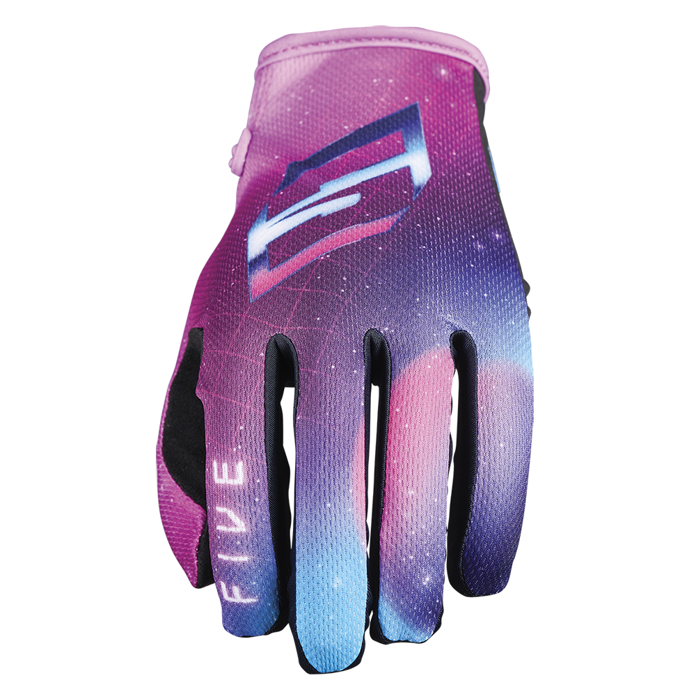 Five MXF4 Arcade Purple Gloves