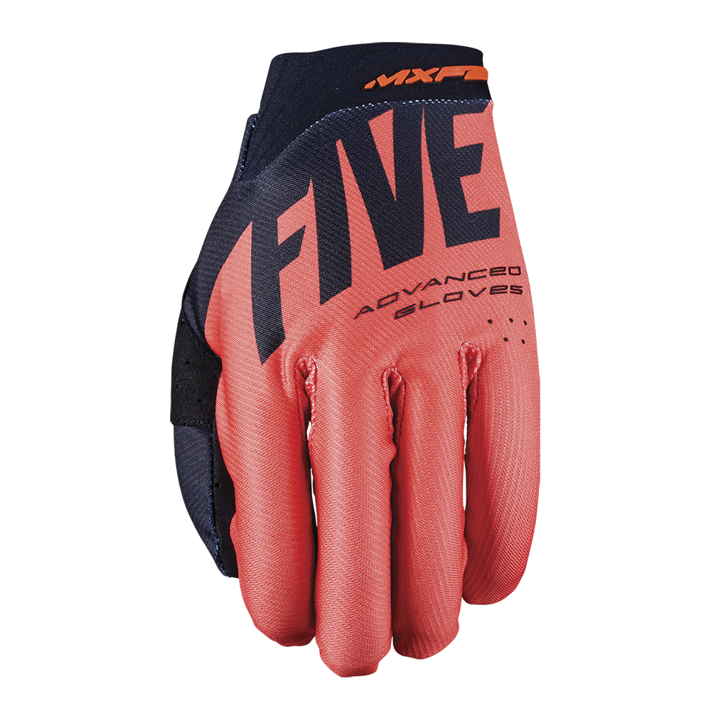 Five MXF2 Evo Split Black/Orange Gloves