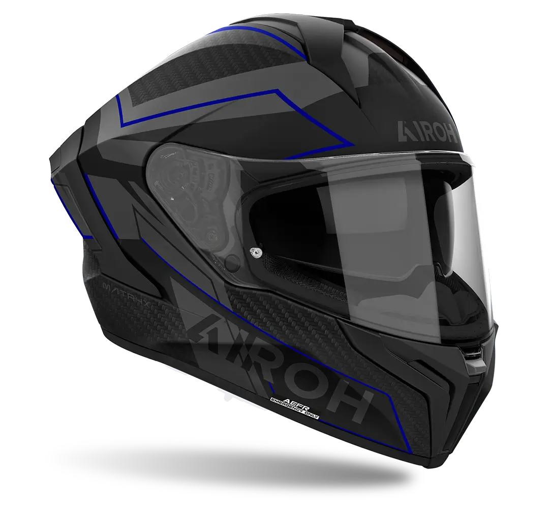 Airoh Matryx Sentinel Matte Blue Helmet