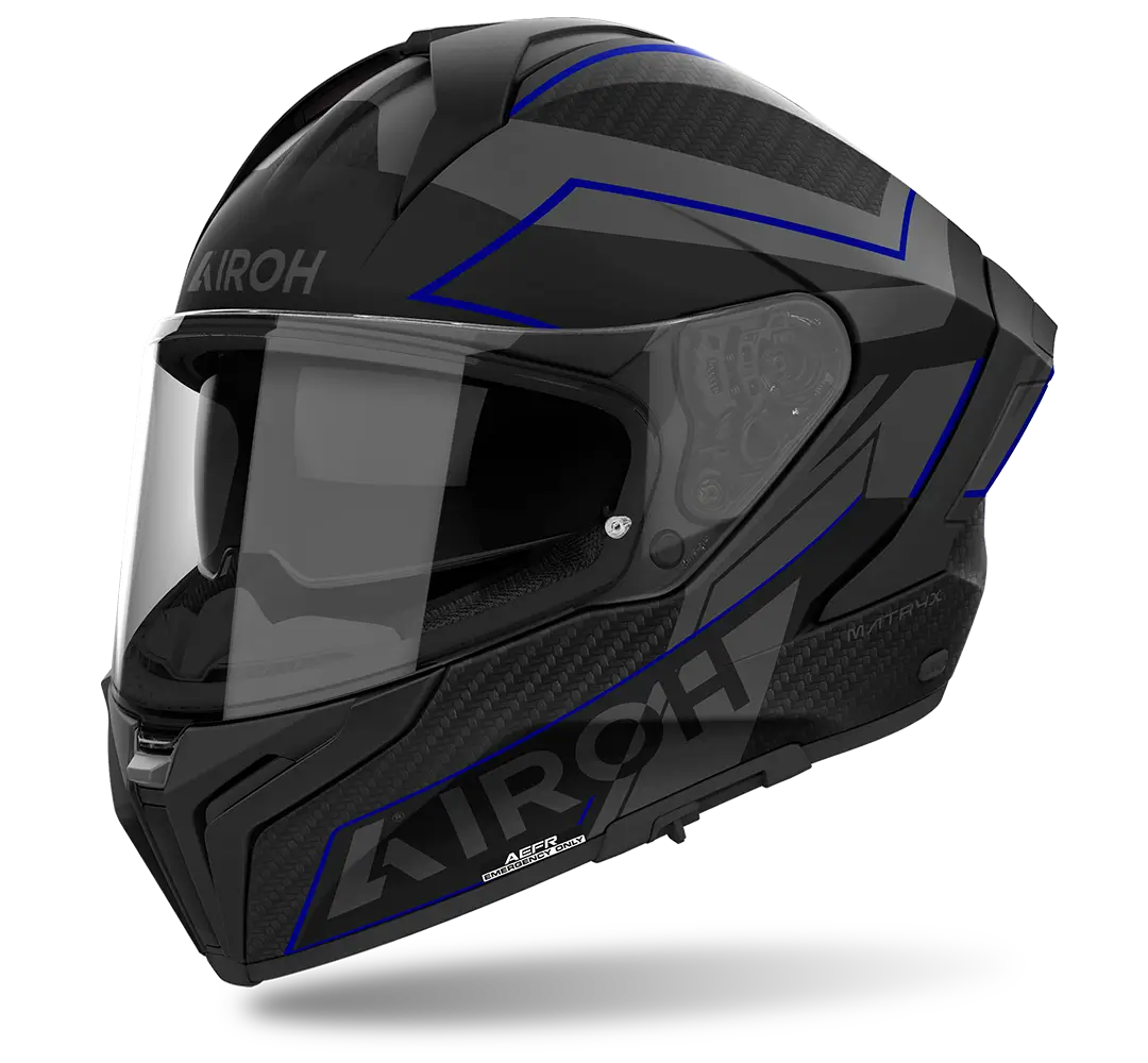 Airoh Matryx Sentinel Matte Blue Helmet