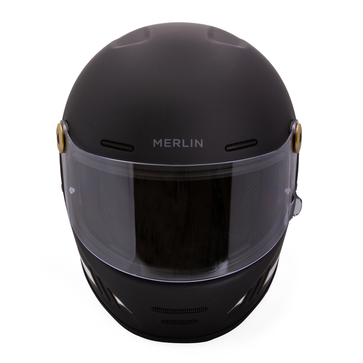 Merlin Revival Flash Matte Black Helmet