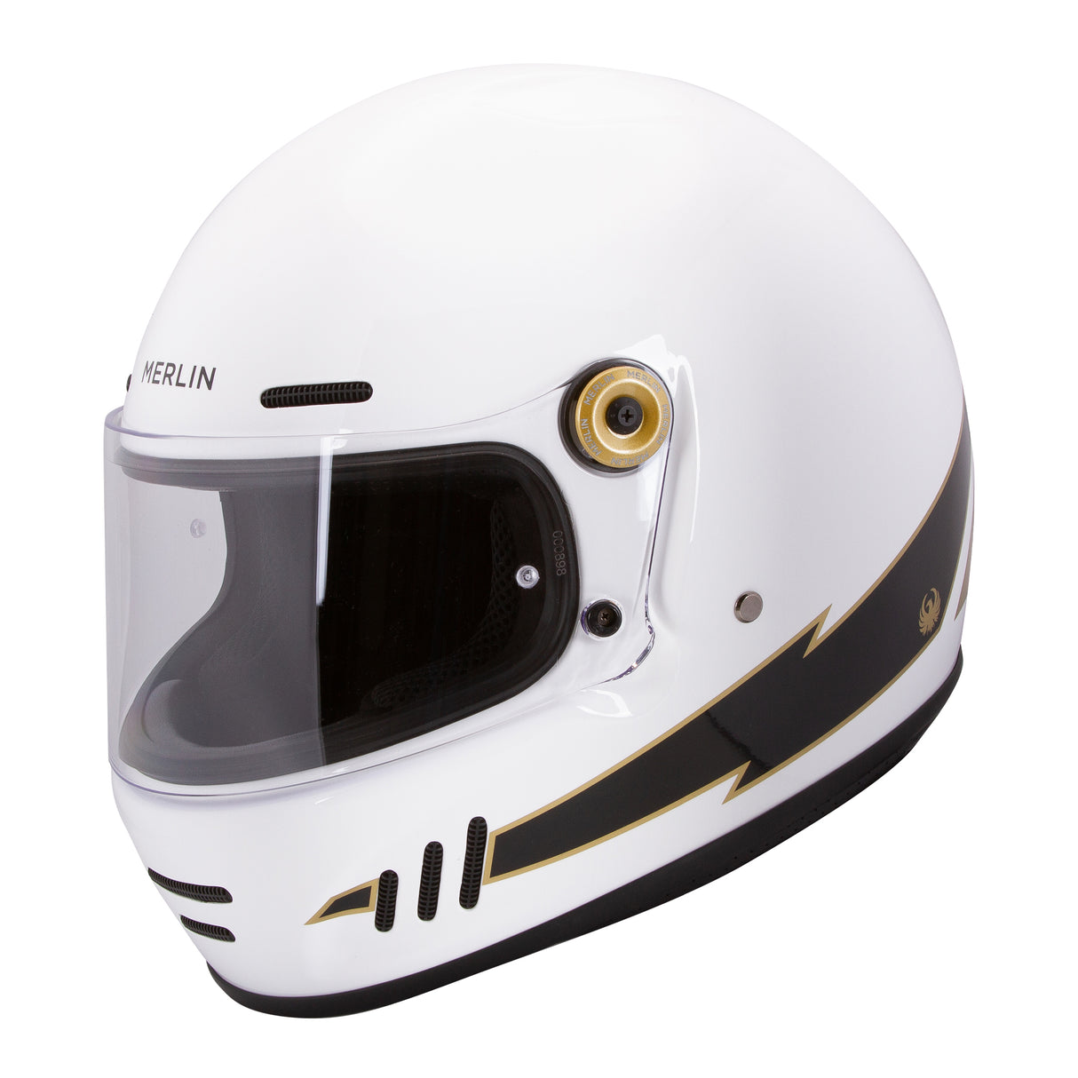 Merlin Revival Flash Optic White Helmet