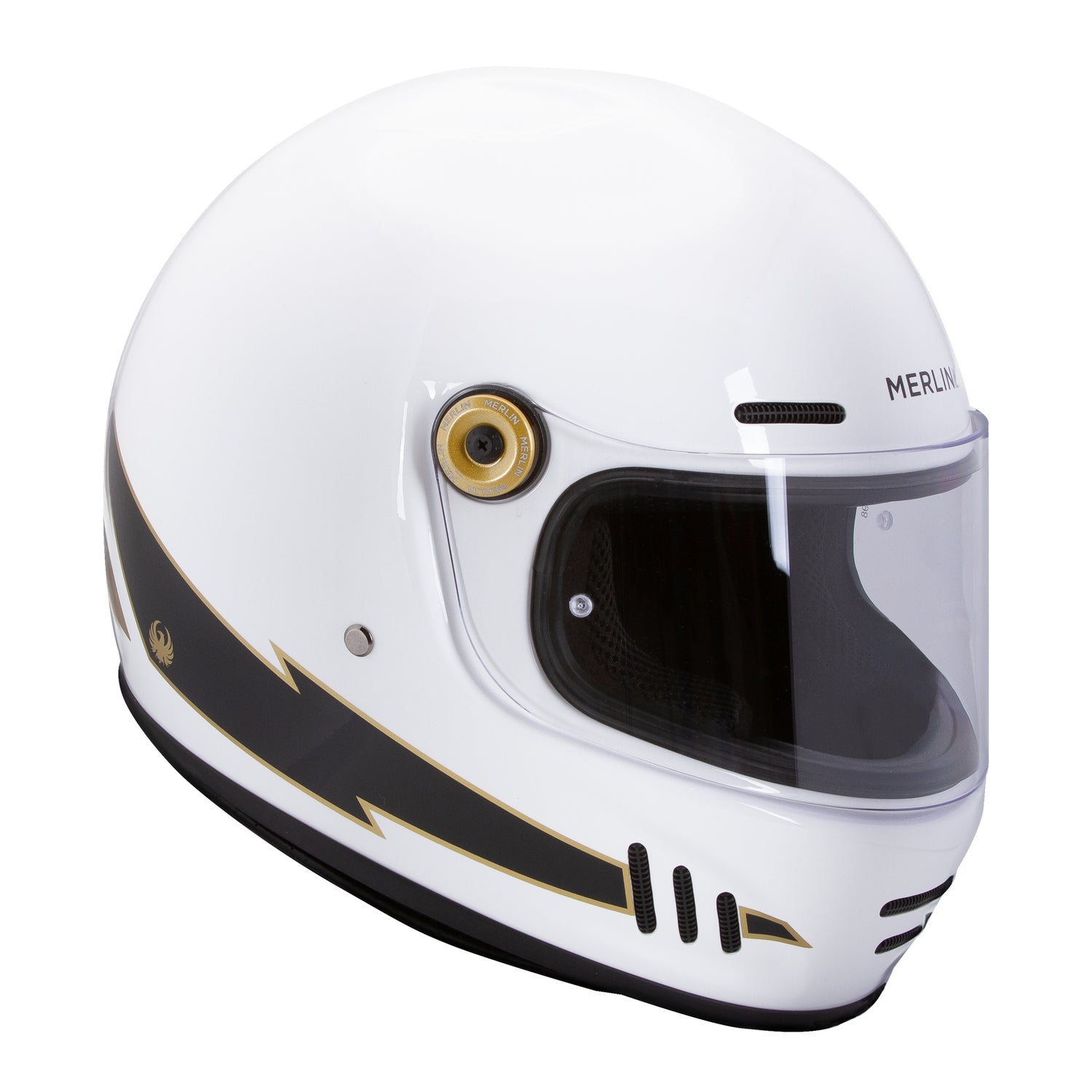 Merlin Revival Flash Optic White Helmet